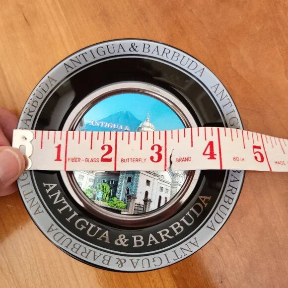Antigua and Barbuda Souvenir Decorative Plate with Stand Collectible NEW - Picture 6 of 7